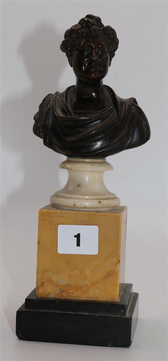 Bronze bust of George IV